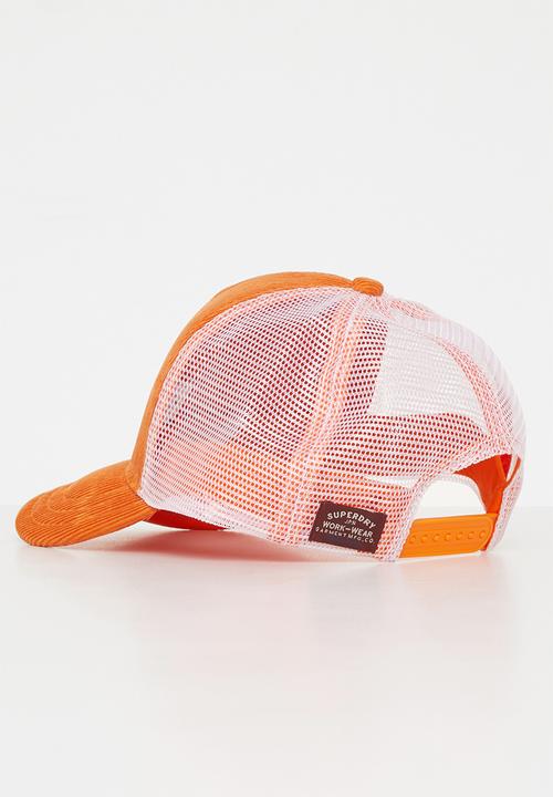 Superdry. - Vintage surf baseball cap - denver orange