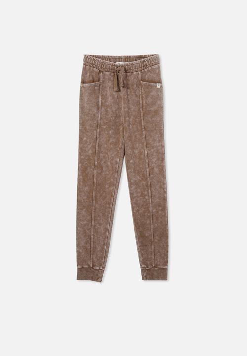 Cotton On - Ellie trackpant - hot choccy