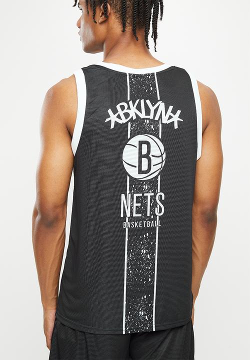 NBA - Brooklyn nets fashion mesh rockstar vest - black