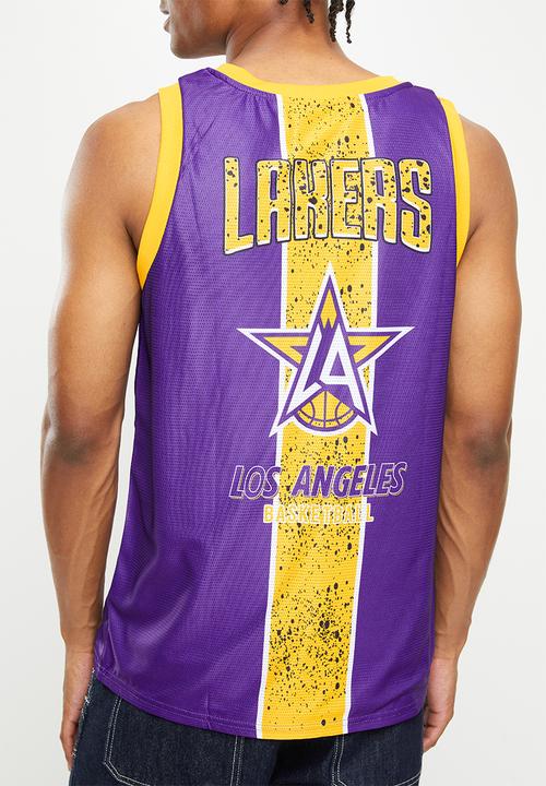 NBA - La lakers fashion mesh rockstar vest - purple