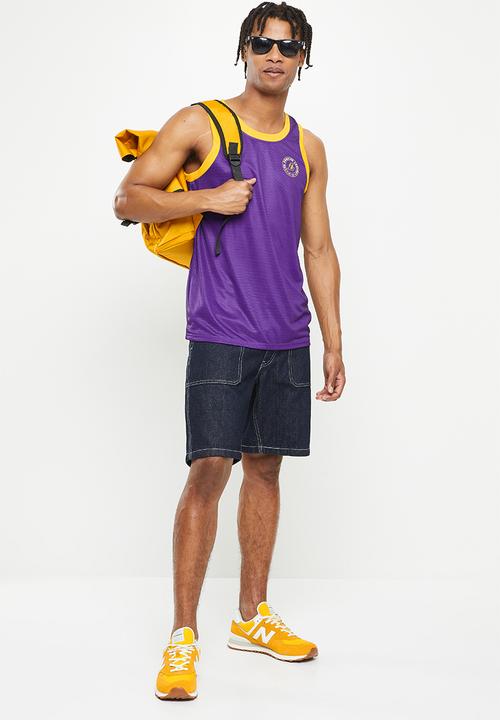 NBA - La lakers fashion mesh rockstar vest - purple