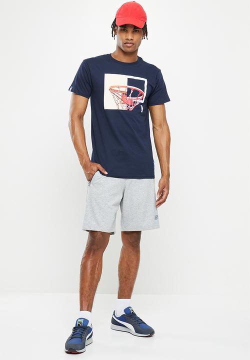 NBA - Nba core hoops print tee - navy