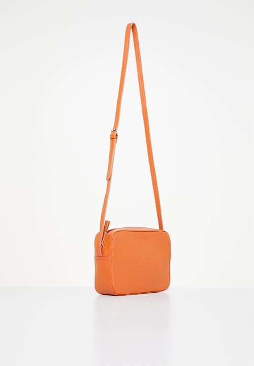 FSP Collection - Abi leather camera bag - orange