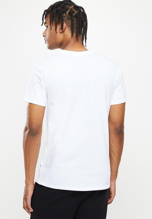 NBA - Chicago bulls core badge print tee - white