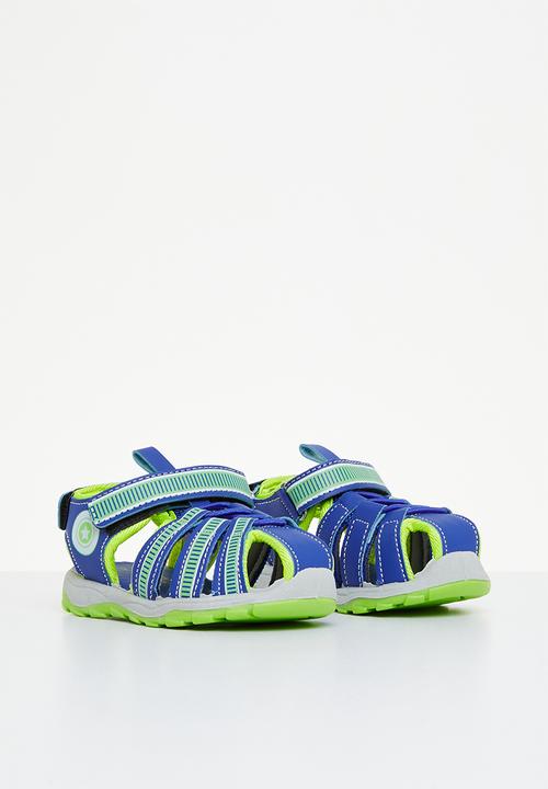 Tom Tom - Boys sandal - blue & yellow 1