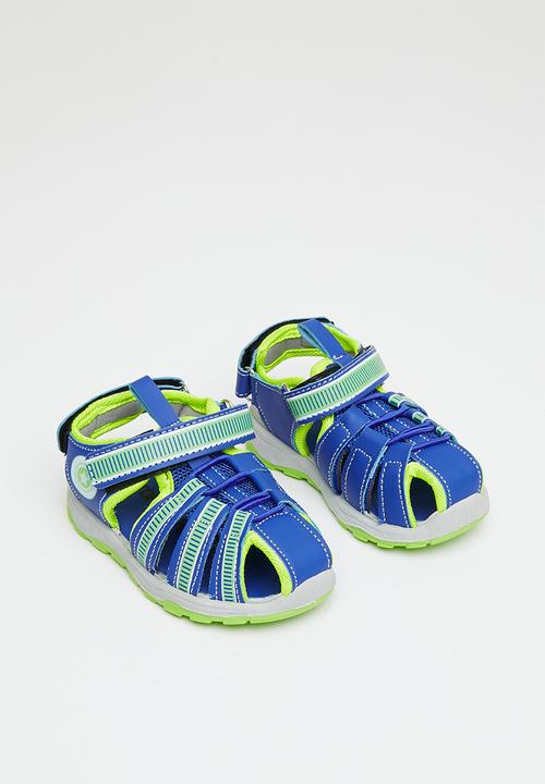 Tom Tom - Boys sandal - blue & yellow 1