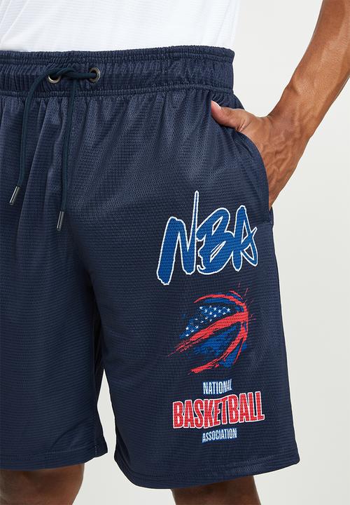 NBA - Nba core rockstar mesh shorts - navy