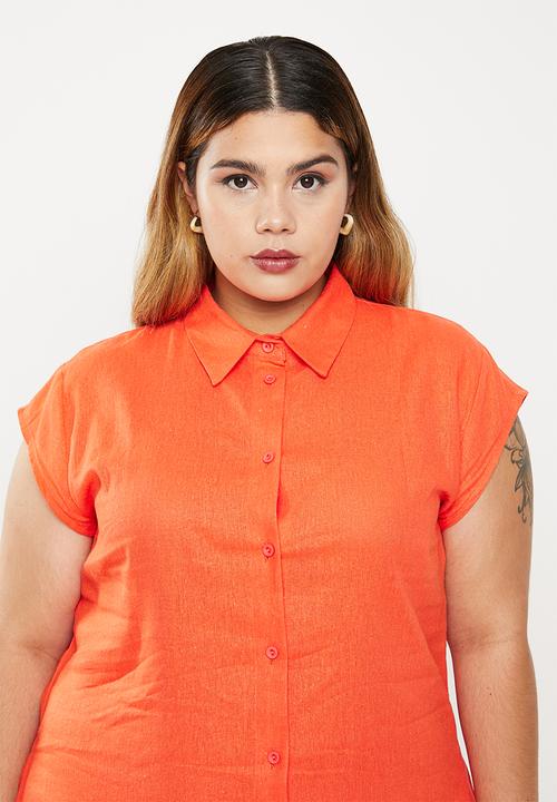 AMANDA LAIRD CHERRY - Plus glen tunic - orange
