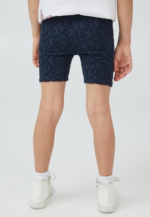 Cotton On - Hailey bike short - navy blazer/geo floral