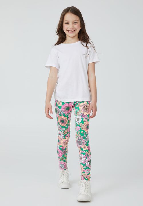 Cotton On - Huggie tights - toffee apple/lenny floral