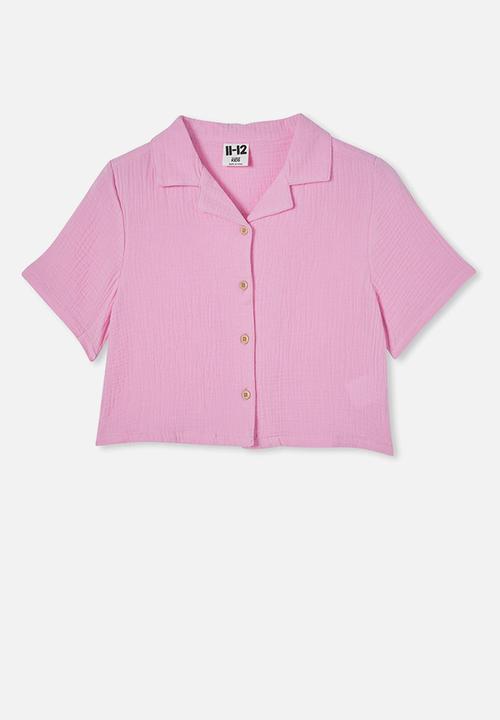 Cotton On - Gina resort shirt - bubblegum pop