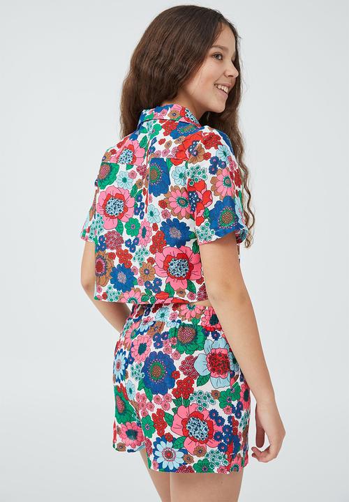 Cotton On - Gina resort shirt - vanilla/lenny floral
