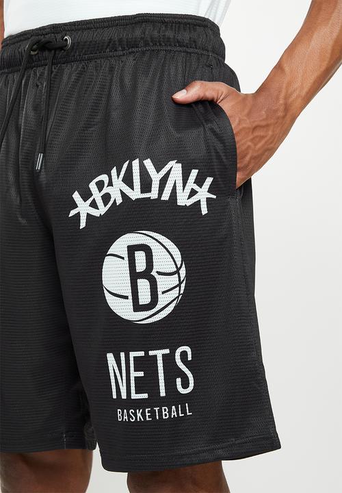 NBA - Brooklyn nets core rockstar mesh shorts - black