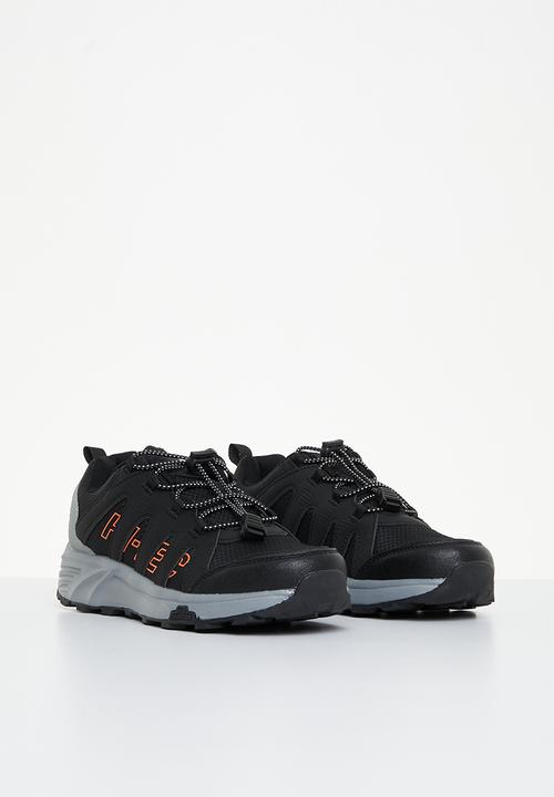 Hi-Tec - Warrior jnr - black, sunset & gray