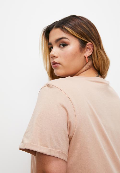 Blake - Mini T-shirt dress - stone1