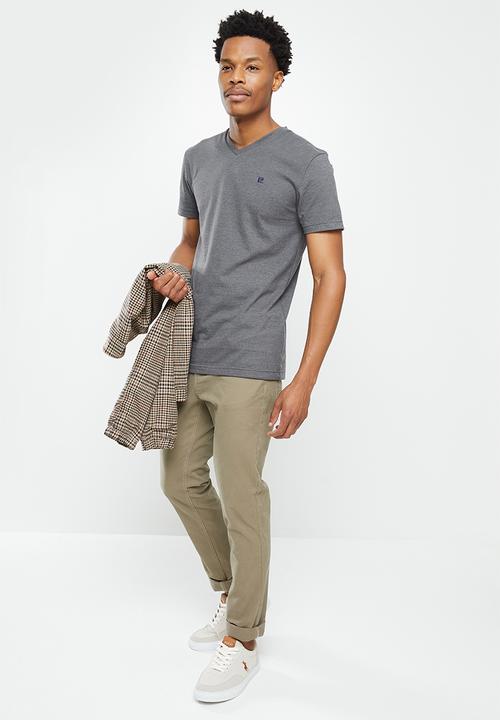 Pierre Cardin - Pc arthur v-neck - dark grey