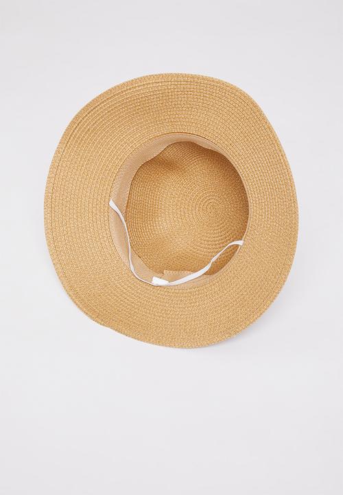 Superbalist - Claudia straw hat - natural/black
