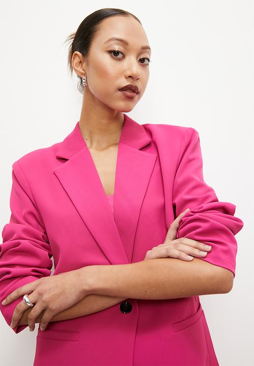 VELVET - Co-ord luxe jacket - pink