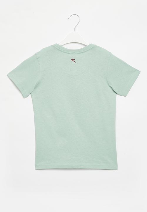 SOVIET - B azlan boys short sleeve logo tee - biscay blue