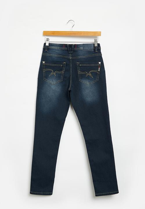 SOVIET - B lamont boys skinny denim - mid indigo
