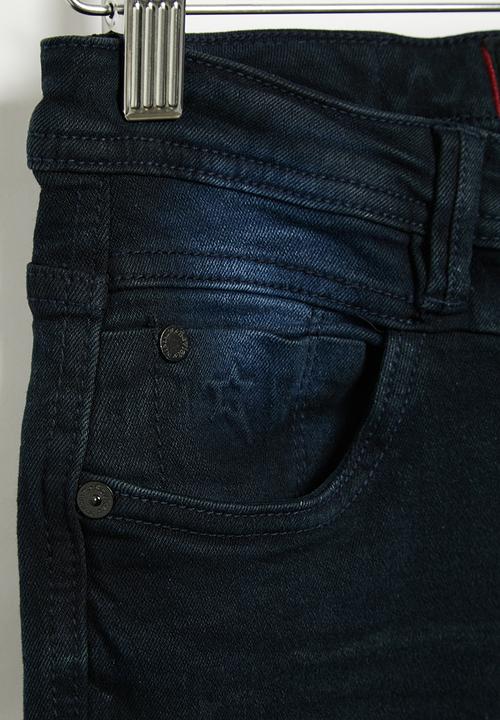 SOVIET - B lamont boys skinny denim - blue black