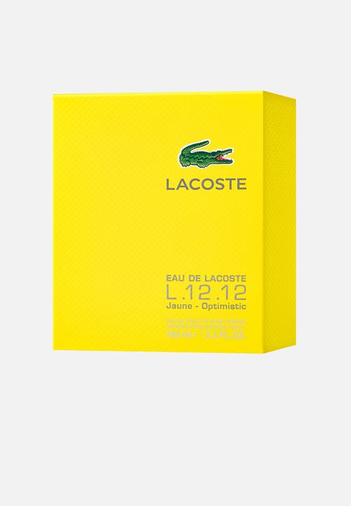 DNU-Lacoste - Lacoste 12.12 Optimistic Pour Homme Edt - 100ml (Parallel Import)