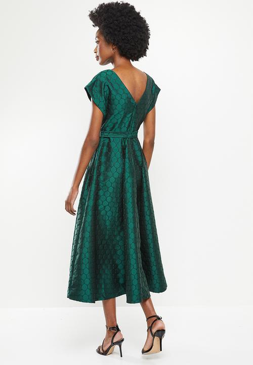 AMANDA LAIRD CHERRY - Zweli dress -  bottle & black spot