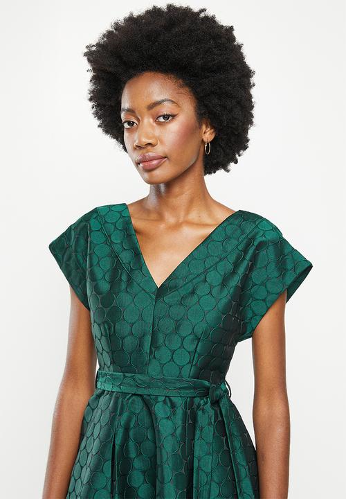 AMANDA LAIRD CHERRY - Zweli dress -  bottle & black spot