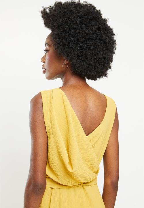 AMANDA LAIRD CHERRY - Stamford dress - mustard