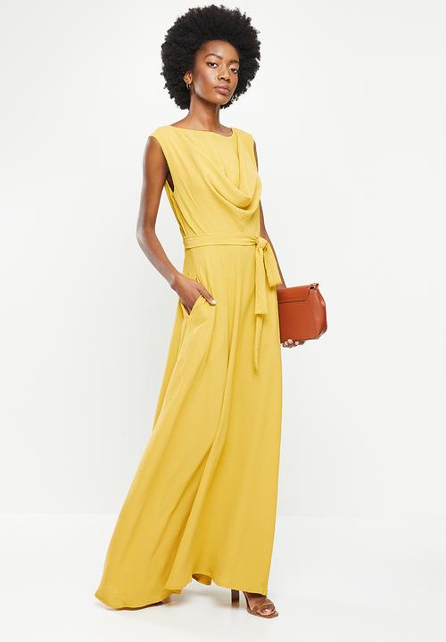 AMANDA LAIRD CHERRY - Stamford dress - mustard