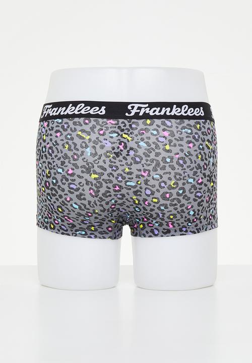 Franklees - Dalmatian short leg trunks - grey 