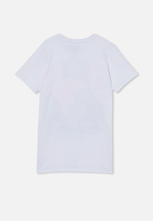 Cotton On - Penny short sleeve tee-white/vitamin sea