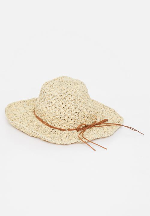 edit - Danna straw hat - natural