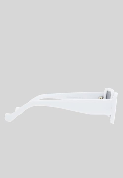Superbalist - Briana square sunglasses - white