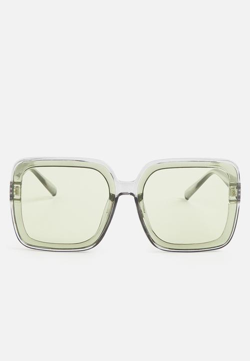 Superbalist - Yasmin oversized sunglasses - green