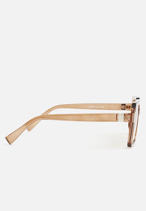 Superbalist - Daisy square sunglasses - brown