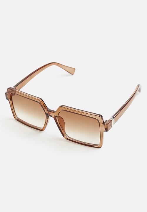 Superbalist - Daisy square sunglasses - brown