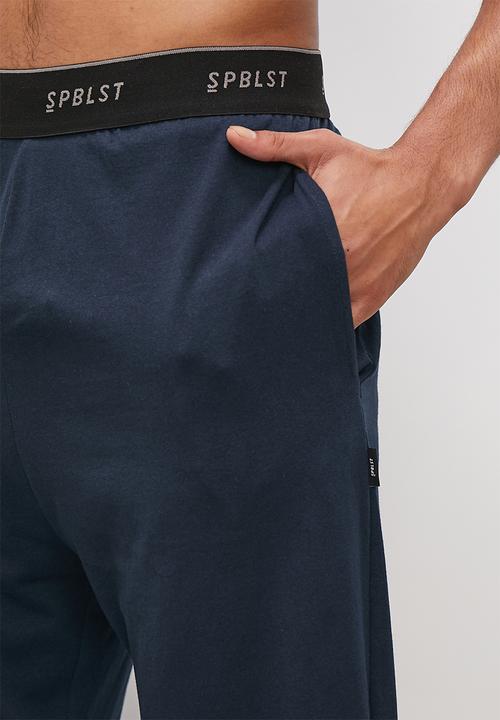 Superbalist - Plain regular long lounge pant - navy