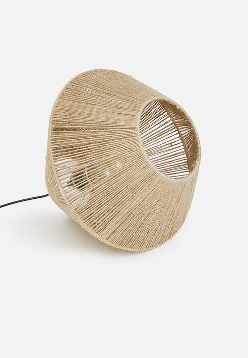 Sixth Floor - Holly jute pendant - natural