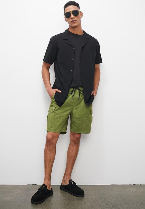 Superbalist - Twill utility pull on - olive