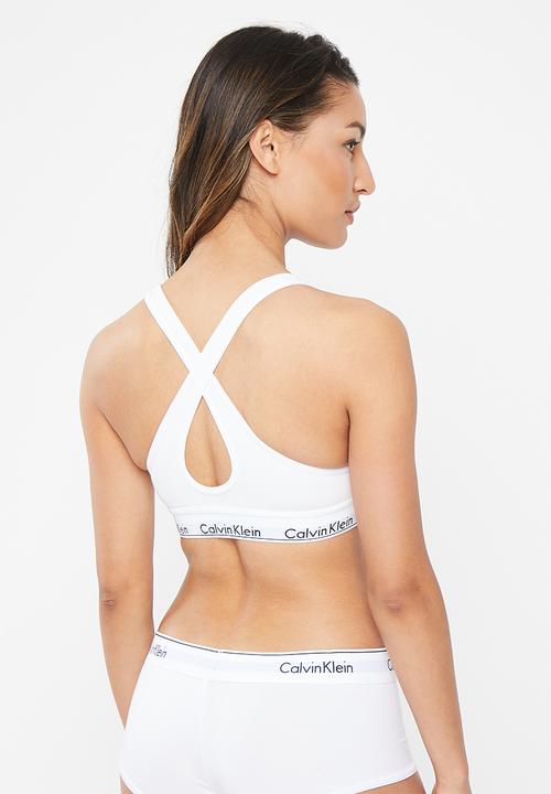 Calvin Klein - Ck bralette lift - white