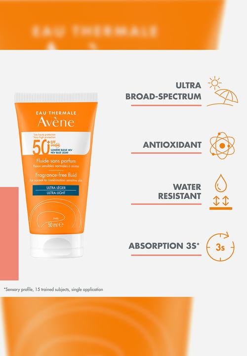 Eau Thermale Avene - SPF50+ Fluid - 50ml