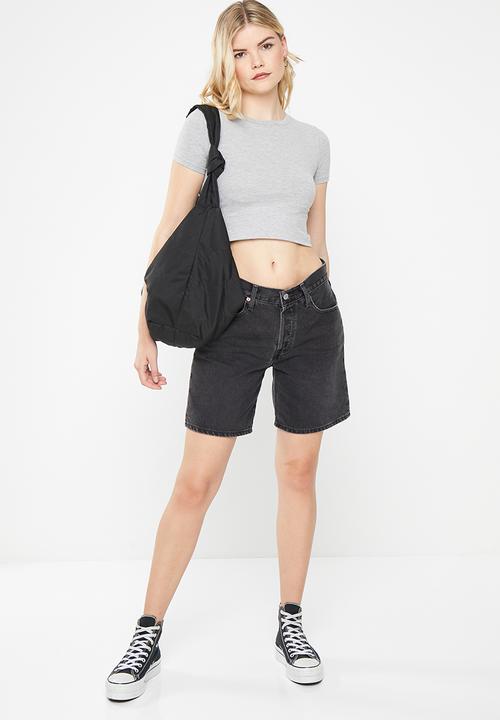 Levi’s® - 90s 501 short length jeans - black worn in