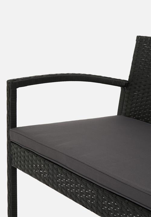 Sixth Floor - Tropez outdoor furniture set- charcoal