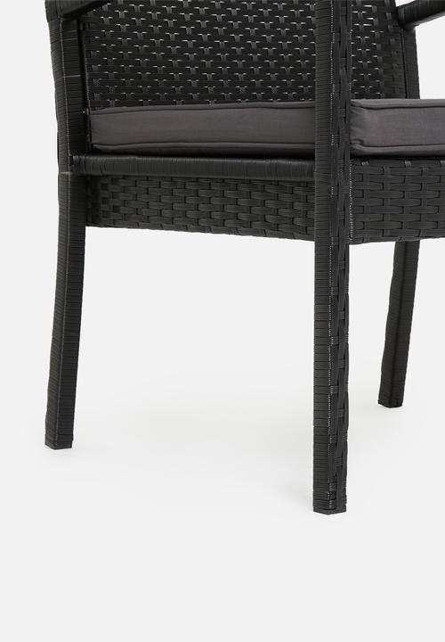Sixth Floor - Tropez outdoor furniture set- charcoal