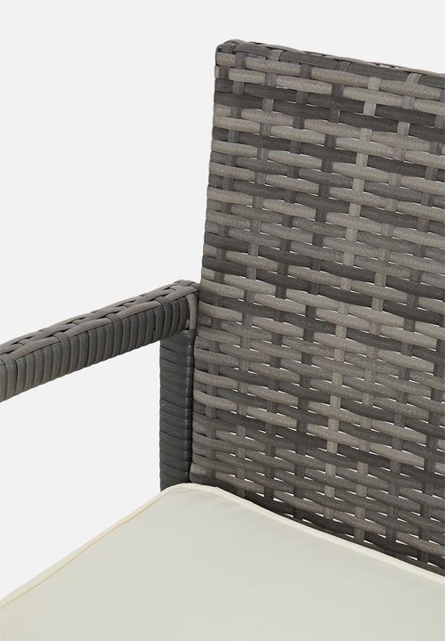 Sixth Floor - Tropez outdoor furniture set- grey