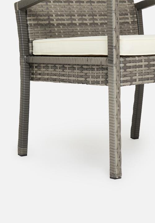 Sixth Floor - Tropez outdoor furniture set- grey