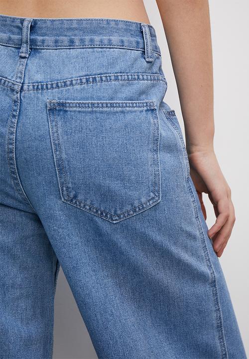 Blake - Denim cargo - blue denim