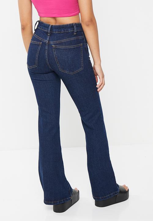 Cotton On - Petite flare jean - rinse blue