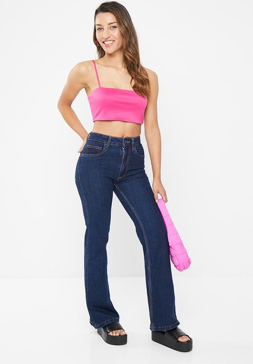 Cotton On - Petite flare jean - rinse blue